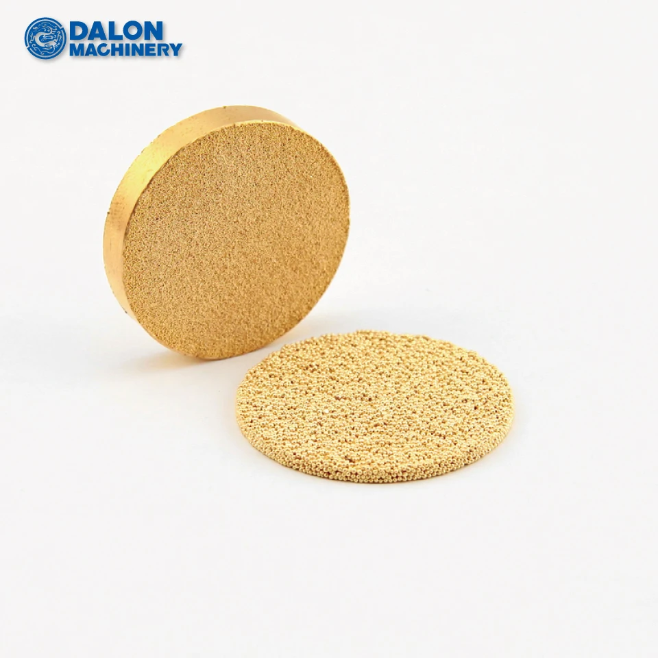 sintered porous plastic PE metal bronze stainless steel inox disc filter