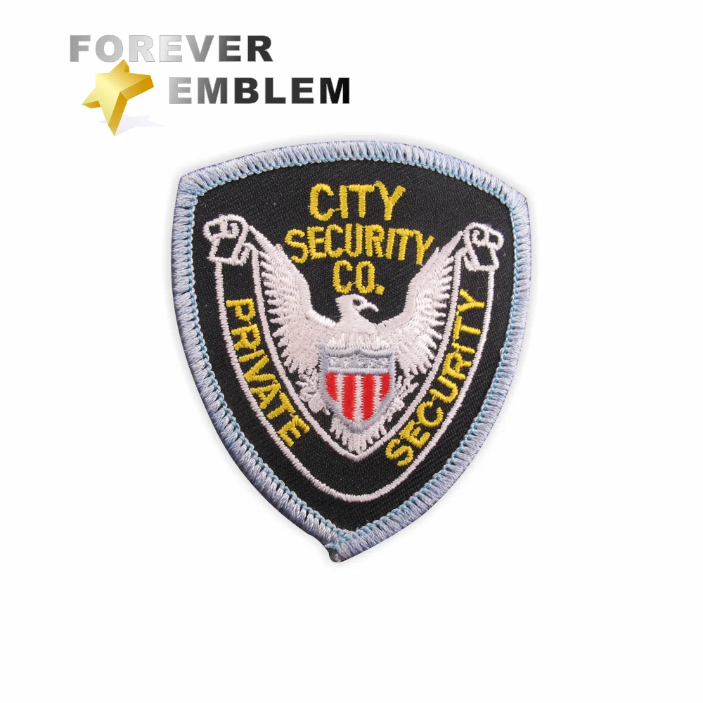 Нет минимального заказа фабрики Китая дешевые пользовательские военные Утюг на вышитые патчи для равномерного одежда