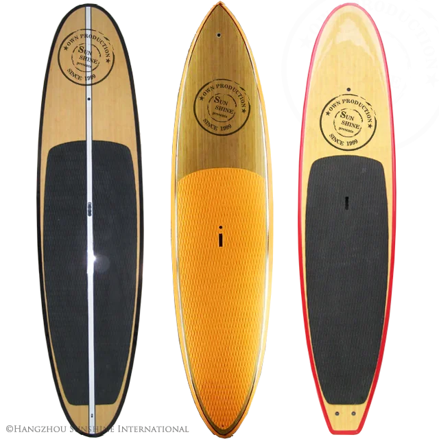 
Wholesales Beautiful Bamboo SUP Stand Up Paddle Boards 