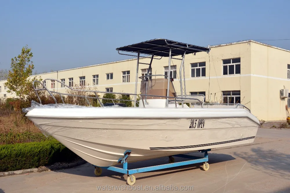 Waterwish QD 20 5 открытая Стекловолоконная рыболовная лодка корпус для продажи