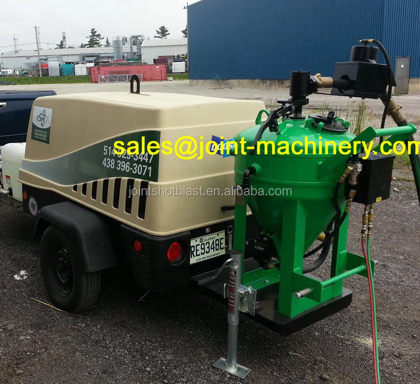 
high pressure industrial mobile used wet water blaster dustless sandblaster mobile db500 manual portable sand blasting machine 