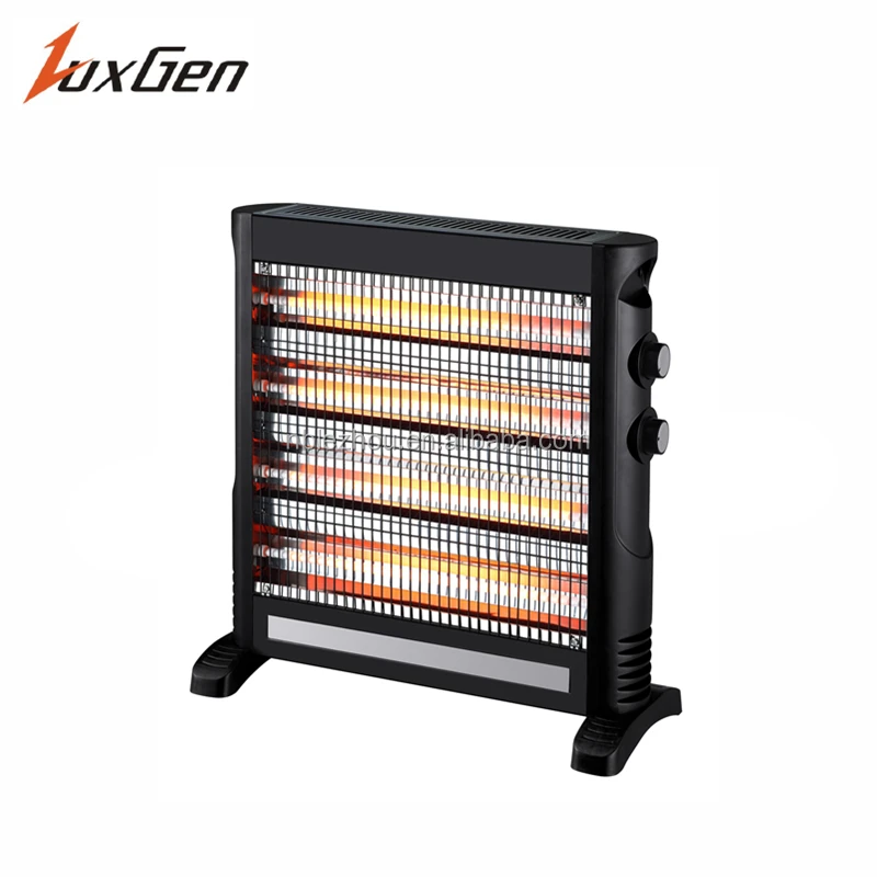 2000w hot middle quartz  electric heater with thermostat function