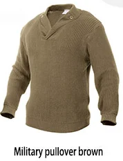 
Fashion Style military olive green O-neck military men sweater 