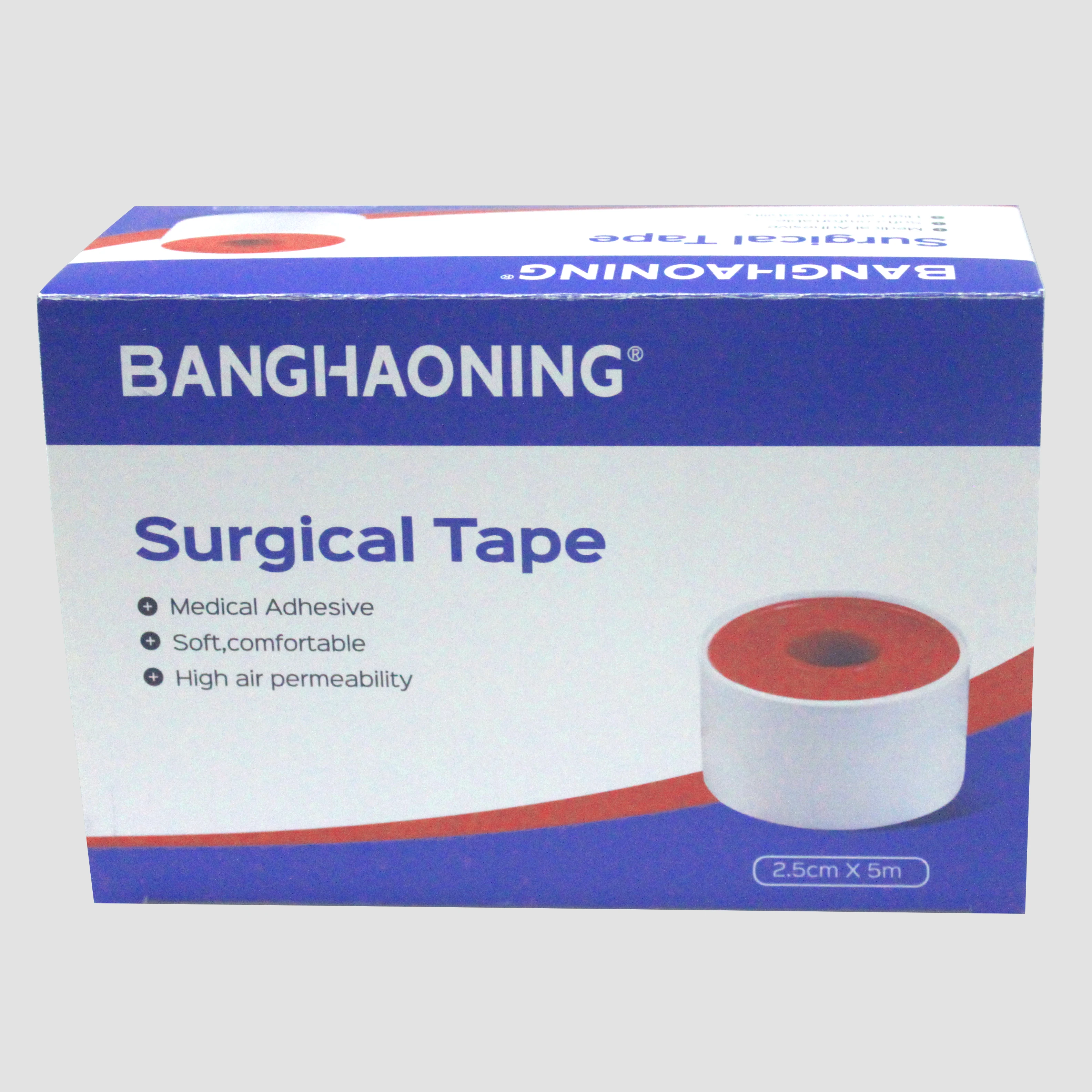 Plastic Spool plastic cover zinc oxide medical Adhesive Plaster  2.5cmX5m Surgical micropore Tape