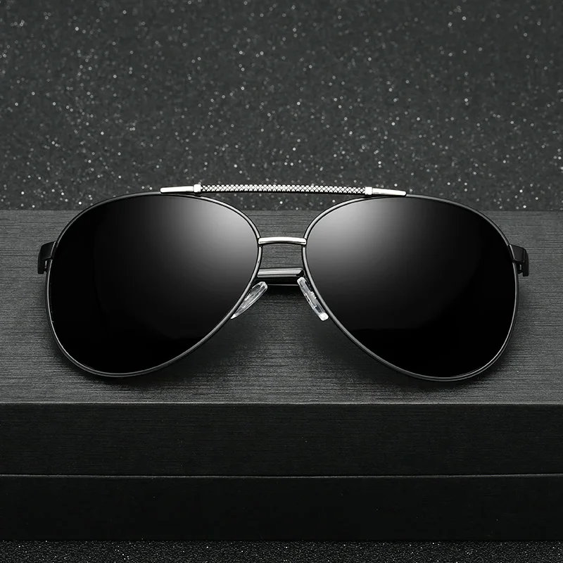 Retro Pilot UV Protection Fishing Driving Polarized Sunglasses for Men