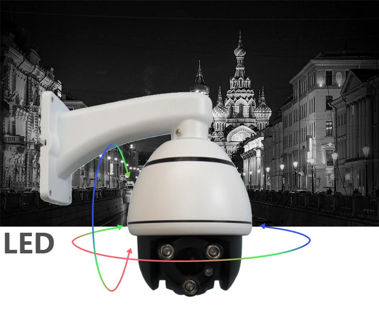 Vitevision anti-vandal mini 10x zoom camera PTZ IR high speed dome camera