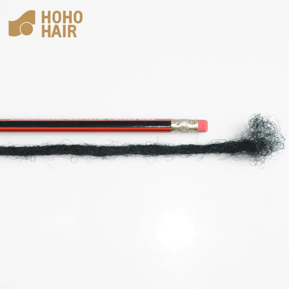 [HOHO DREADS] Wholesale hot selling in USA 12inch/0.4cm afro kinky human hair for dreadlocks African-American