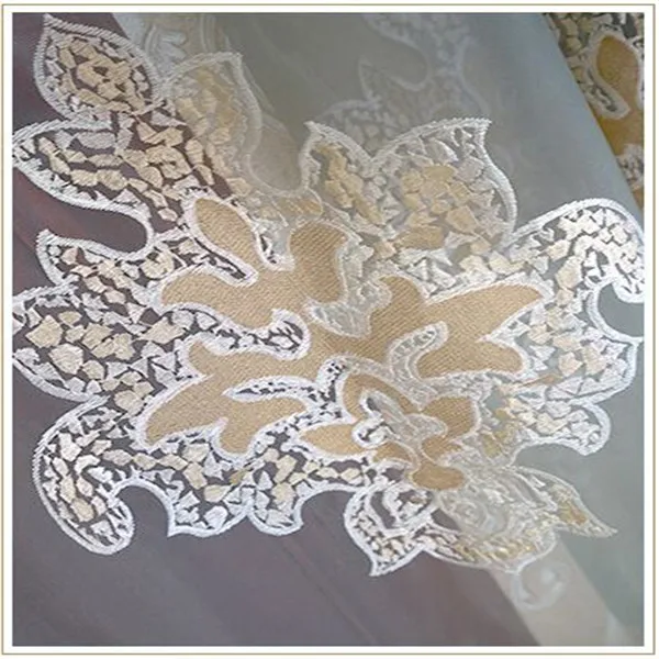 african latest curtain fashion designs with pattern sheer