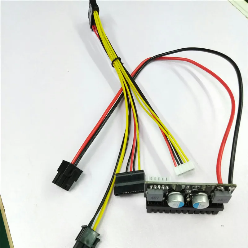 160 Вт высокой мощности DC 12V 24Pin мини ITX постоянного тока блок питания ATX выключатель блока питания, модуль источника питания с DC-ATX-160W