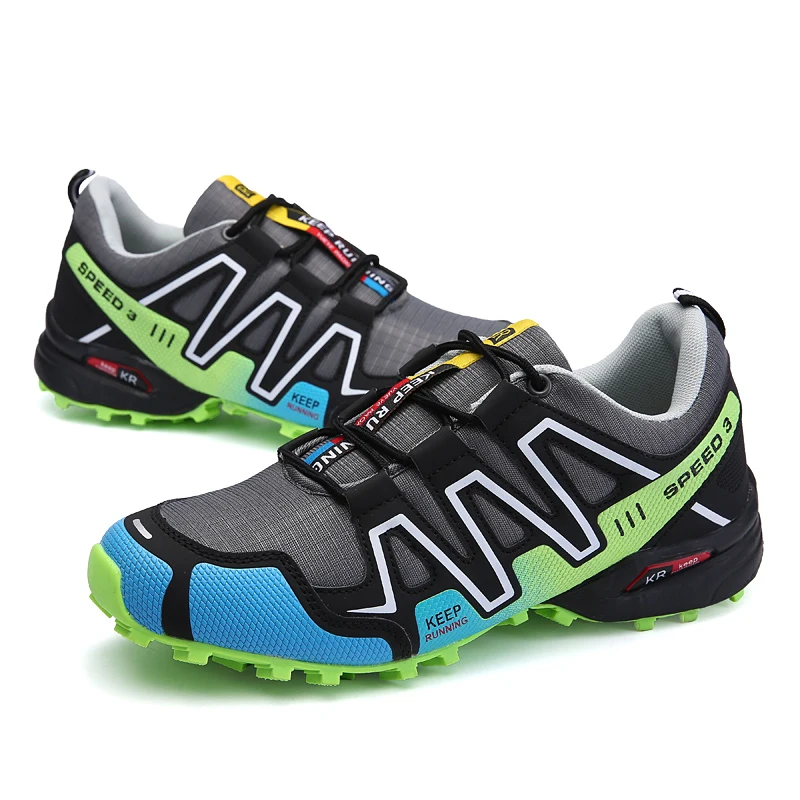 
Breathable Mesh outdoor Hiking Sport Climbing Shoe Non-slip Mountain Shoes Men 