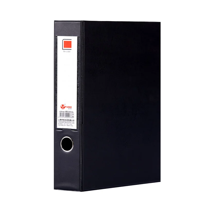 A4 document clip bag plastic organizer customised file folder archive box with leather touch