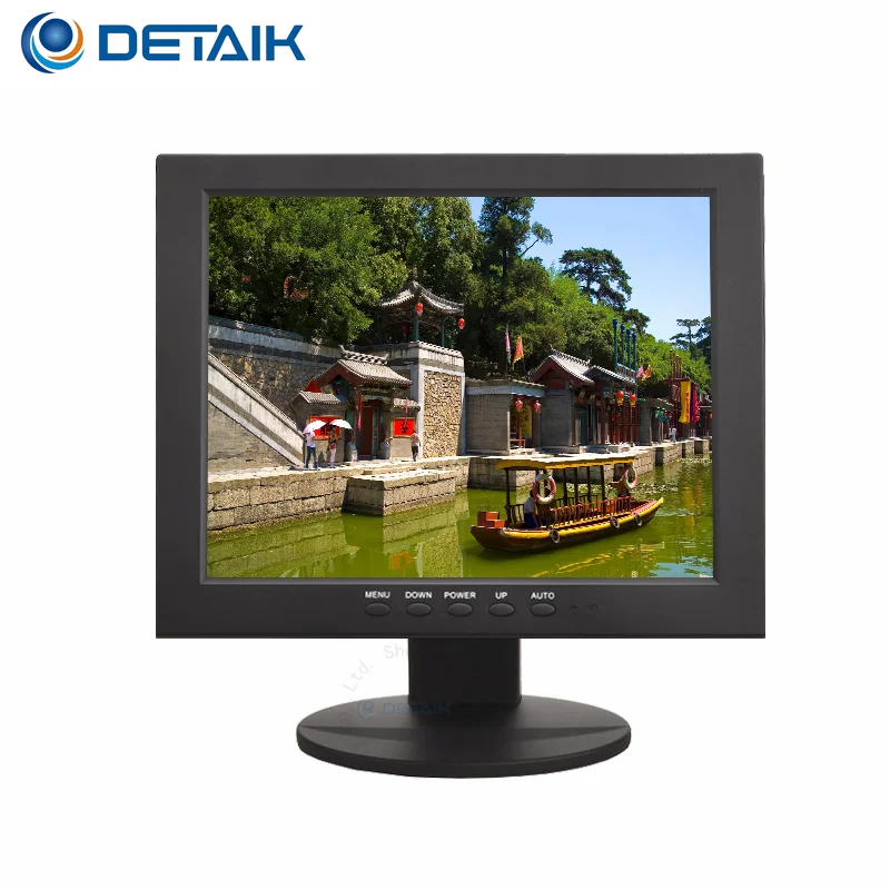 Detaik 10 дюймов HD видеонаблюдения ЖК-монитор с вход VGA BNC