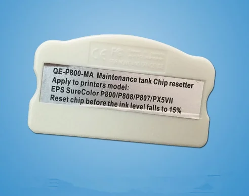 P800  Maintenance Tank Chip Resetter For Epson SureColor SC-P800 P800 P807 P808 PX5VII Printer Waste Ink Tank Chip Resetter