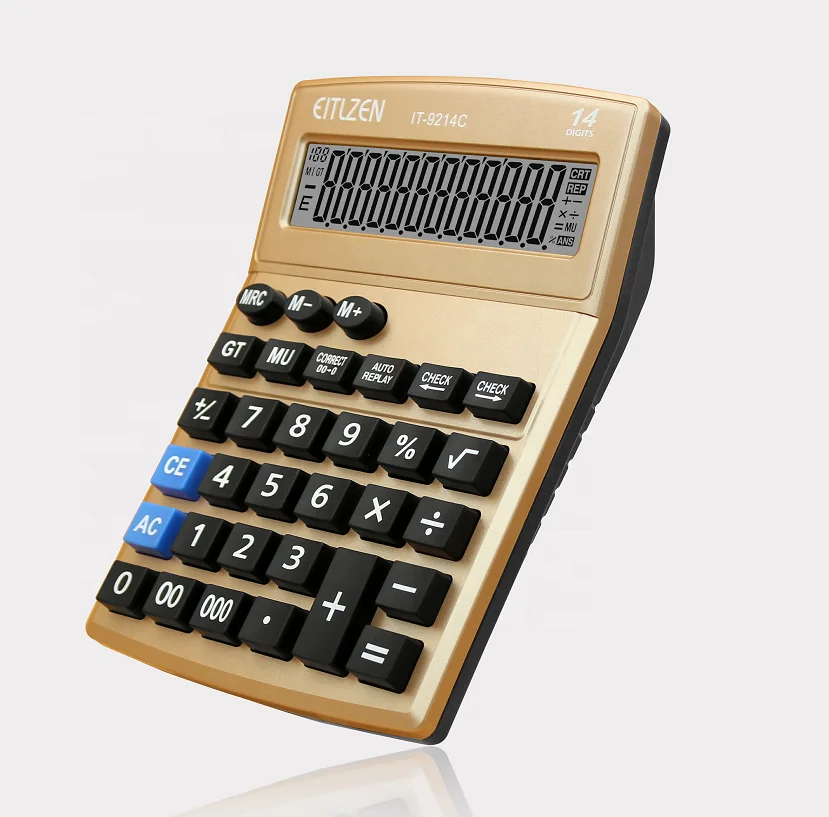 High quality 14 digits big display electronic calculator