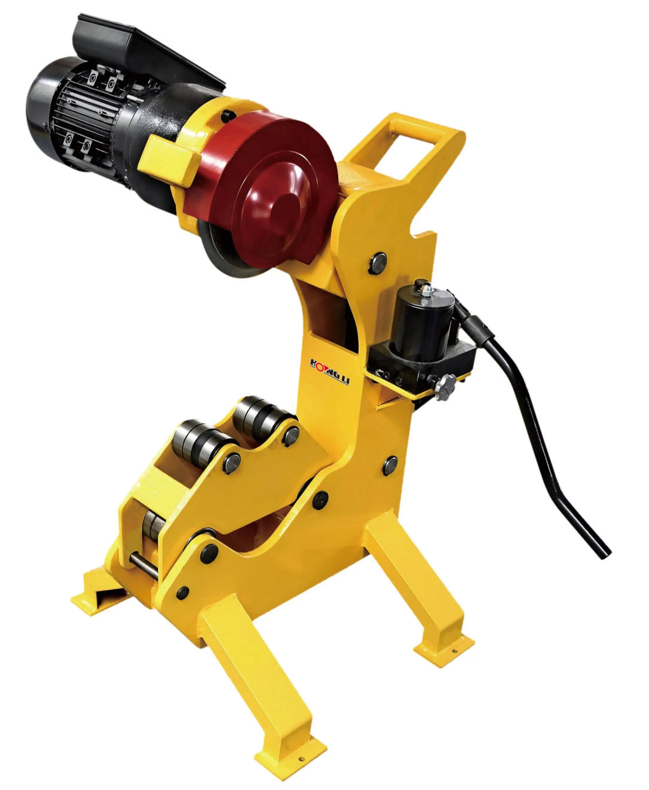 Машина для резки труб Tiger King QG12C 2-12 дюймов, стальная электрическая машина для сверления труб 12 дюймов