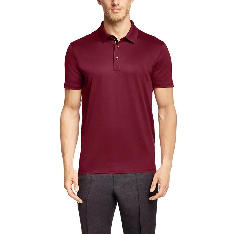 
High Quality Factory Garments for 100% Cotton Double Mercerized Custom Polo Shirt 