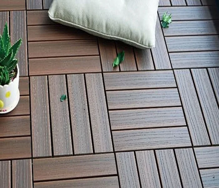 Outdoor Easy-installation Composite DIY WPC Decking Tiles