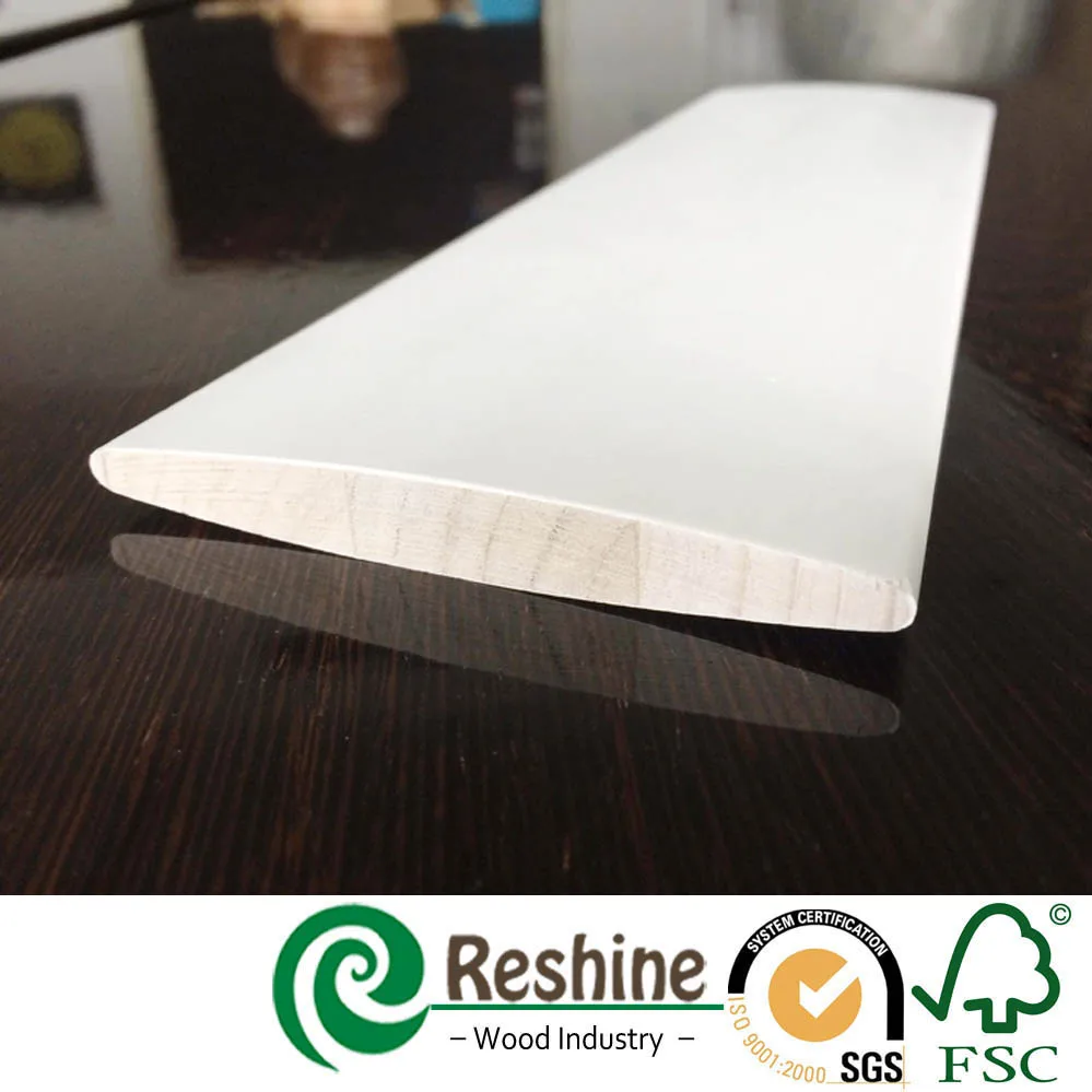 Poplar wood 3 1/2 primed shutter louver