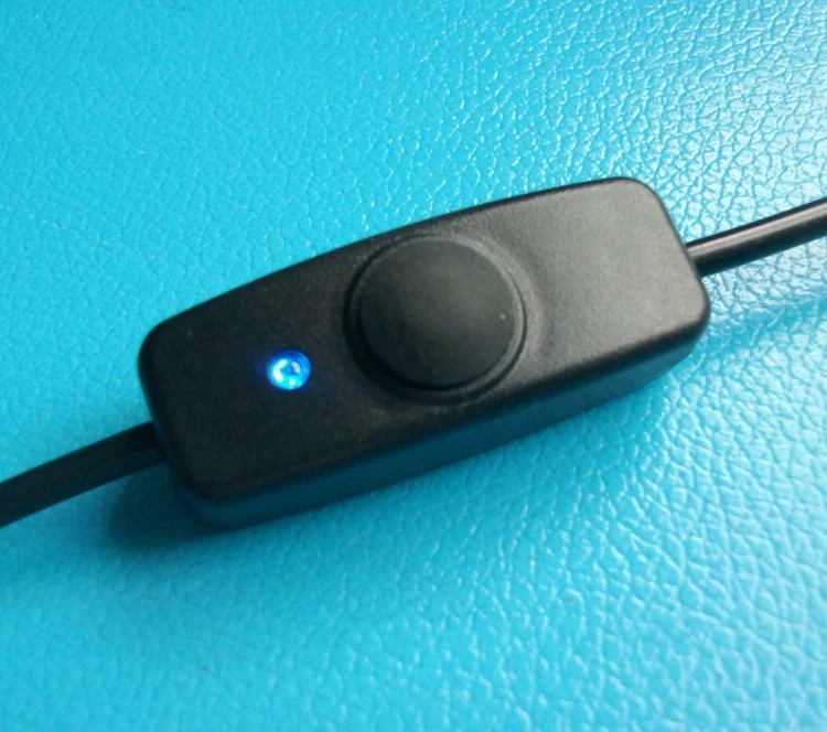  Оригинальный заводской кабель USB миниатюрный шнур ВКЛ./ВЫКЛ. встроенный переключатель со светодиодной