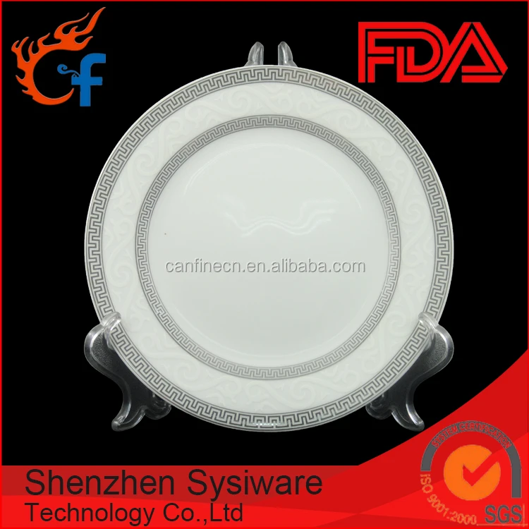 White ceramic plate,ceramic craft plates ceramic plate production line