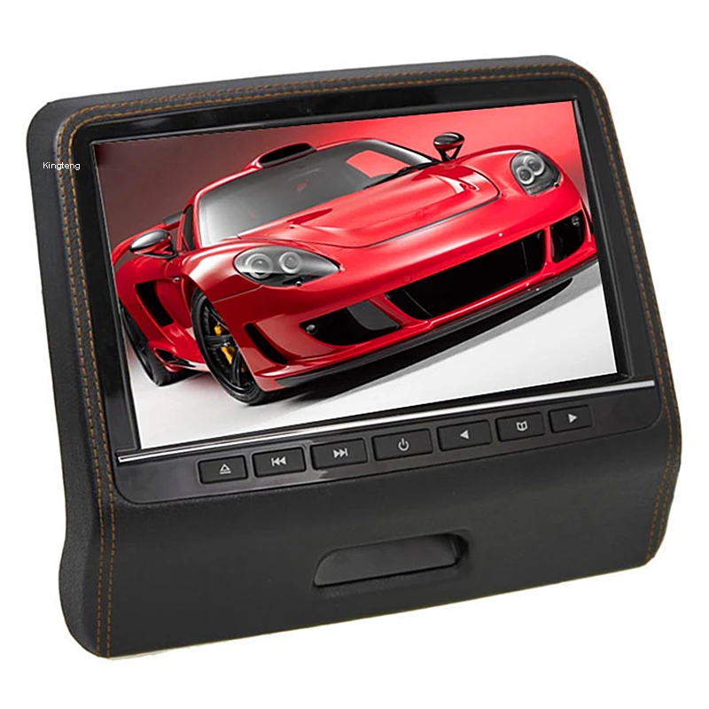 Акционной цене 9 дюймов подголовник вверх ногами DVD портативный Авто заднего сиденья развлекательный автомобиль для контроля уровня сахара в крови с динамик