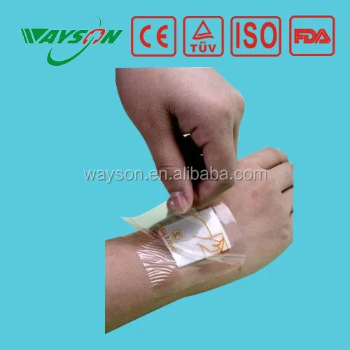 
2021 waterproof and transparent plaster with absorbent pad 