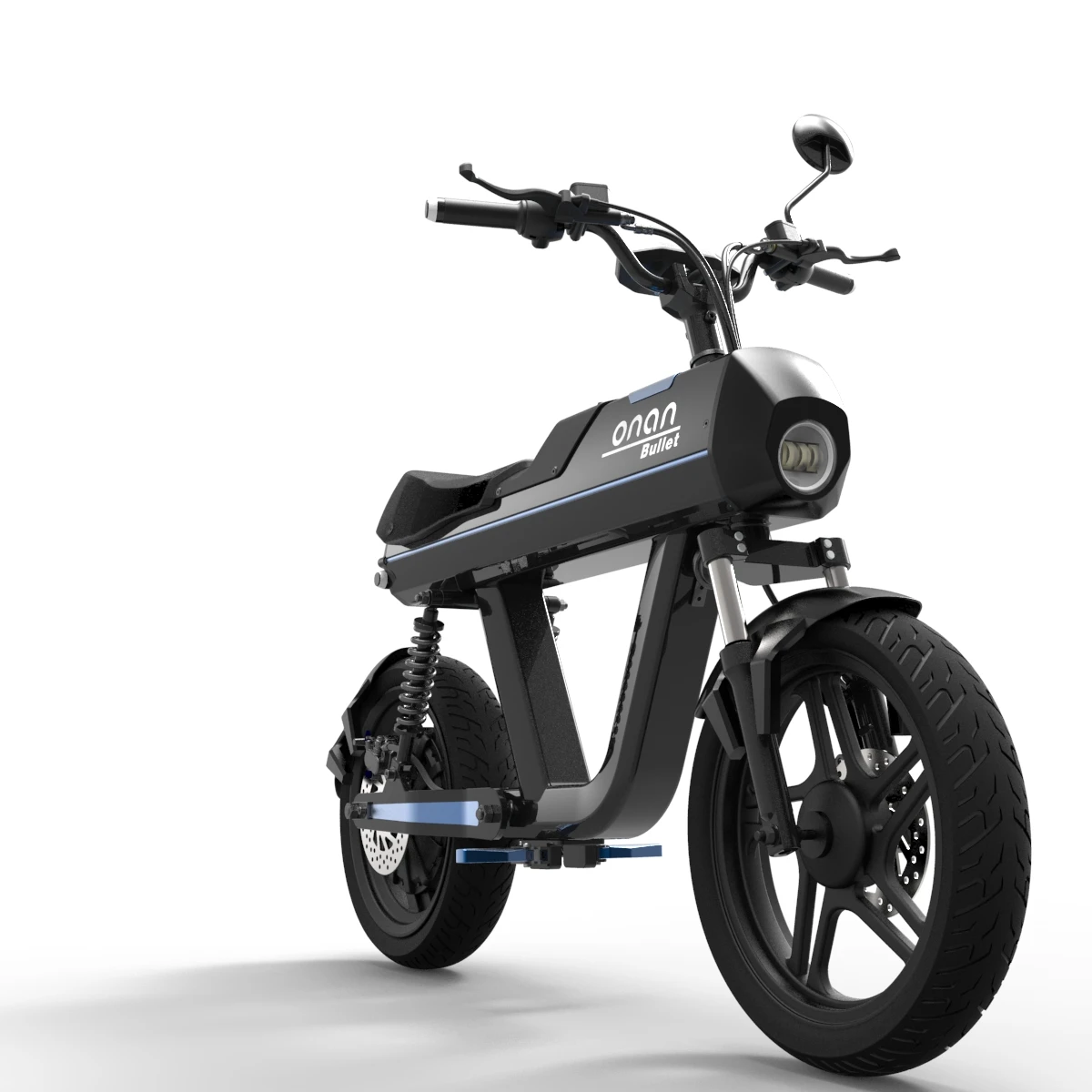 ONAN Bullet High Quality New Style Dual Motor Electric Scooter Pro Standard and ECO Mode 3800W E-Motorcycle