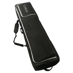 China Manufacture Custom Snowboard Bag Wheel Ski Bag With Wheels Large Capacity  Roller Ski Snowboard Bag Trolley Ski Backpack