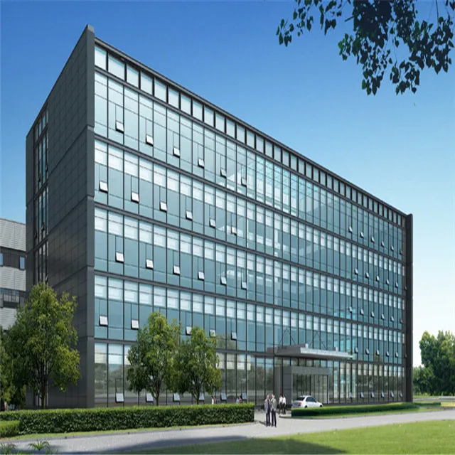 Здание, внешняя фасадная Светоотражающая стеклянная невидимая рамка, алюминиевая система для занавесок