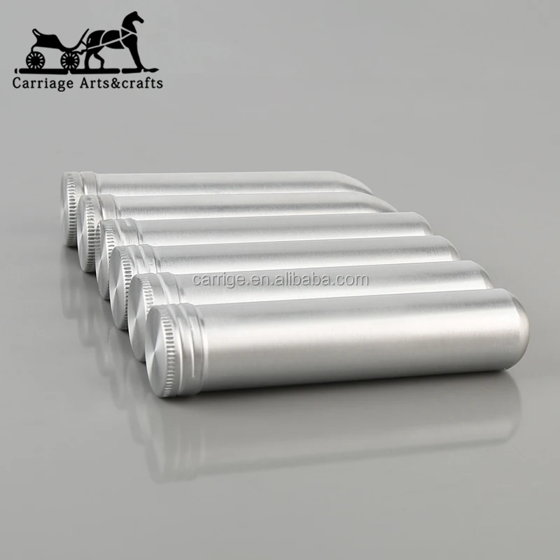 
Screw cap metal aluminum cigar tube high quality cigar tube packaging 