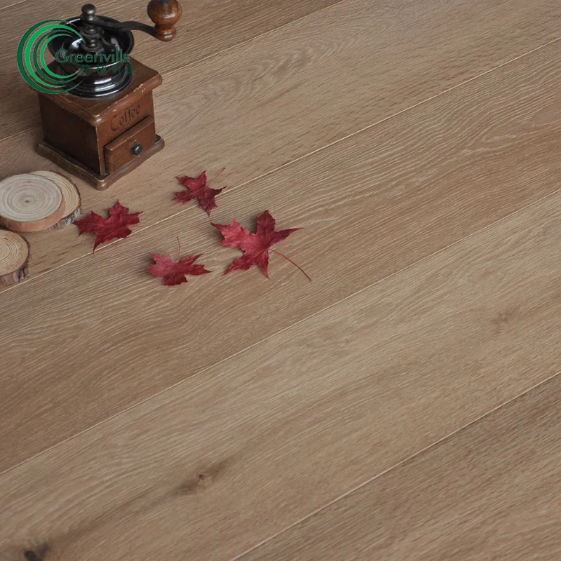 
Greenvills engineer wood floor European oak big plank gray color hardwood floor 