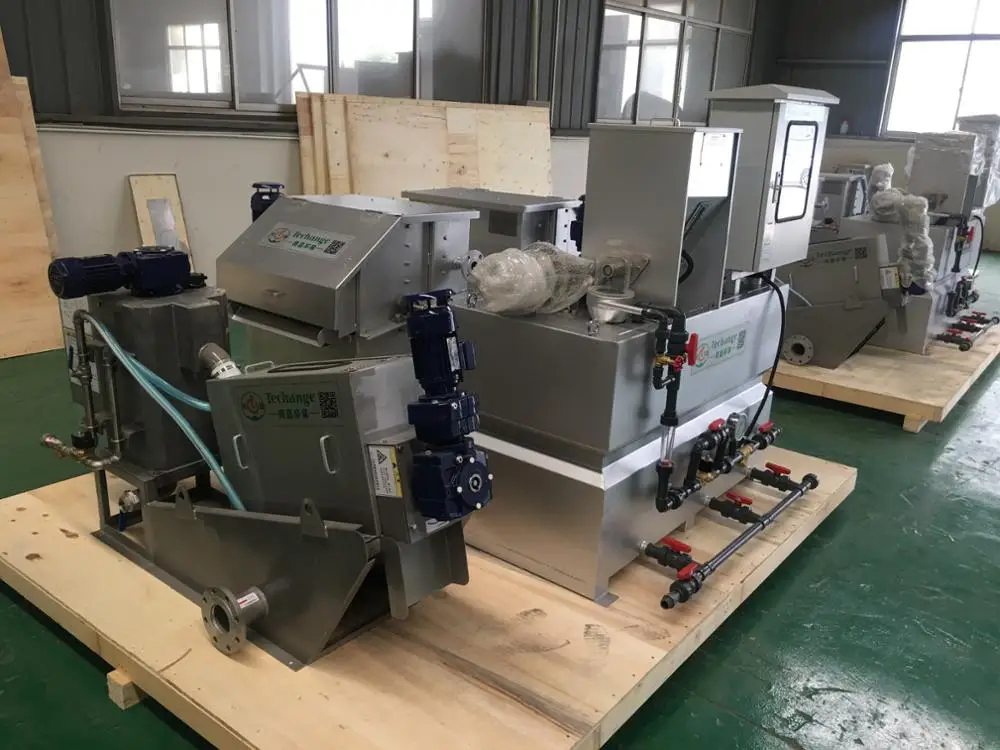 Trustworthy screw filter press horizontal centrifugal dewatering machine