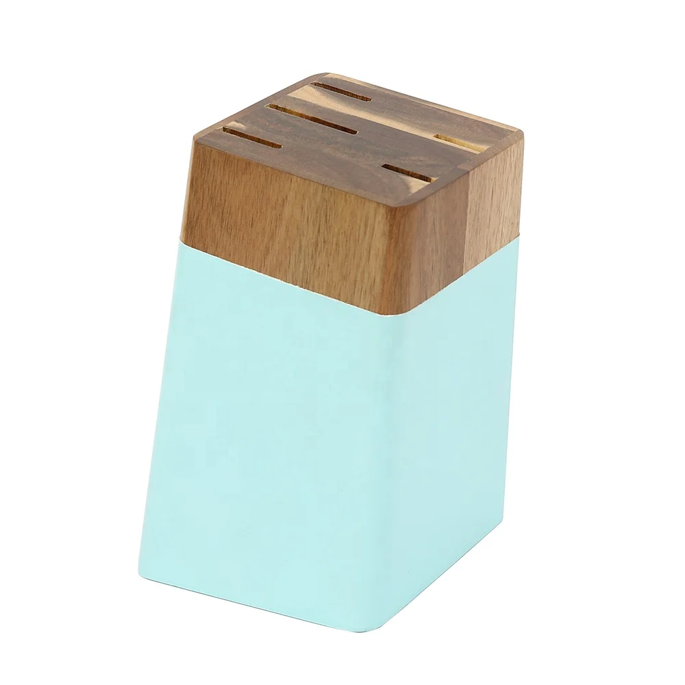 
Pretty design with painting kitchen knife block stander holder storage for kitchen knives set 