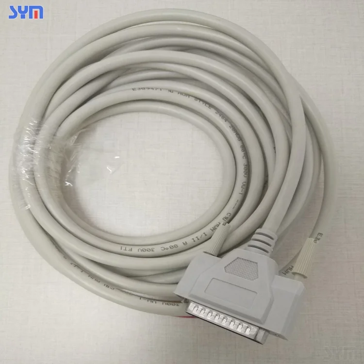 AWM 2464 26 28 AWG cable D SUB DB 44PIN male to d-sub connector customized cable assembly