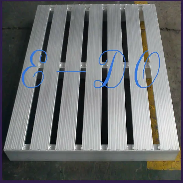 
Euro heavy duty Industrial steel flat pallets manufacturer 