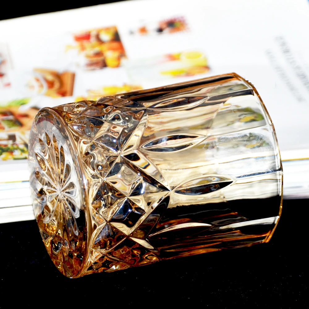 Diamond whiskey glasses