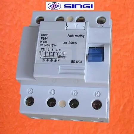 F364 rccb остаточный ток автоматического выключателя