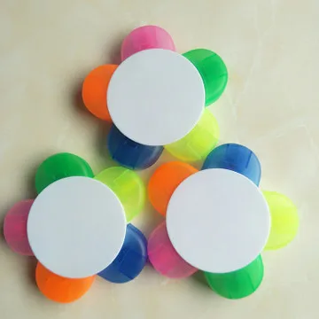 Printed Your Logo Triangle Plastic Highlighter Pen Novelty Item for Kids Gift Stationery