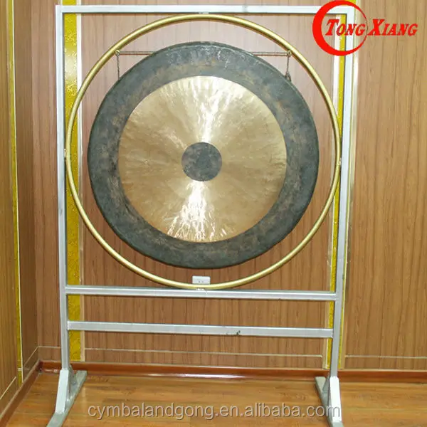 Chinese gong with stand for sale