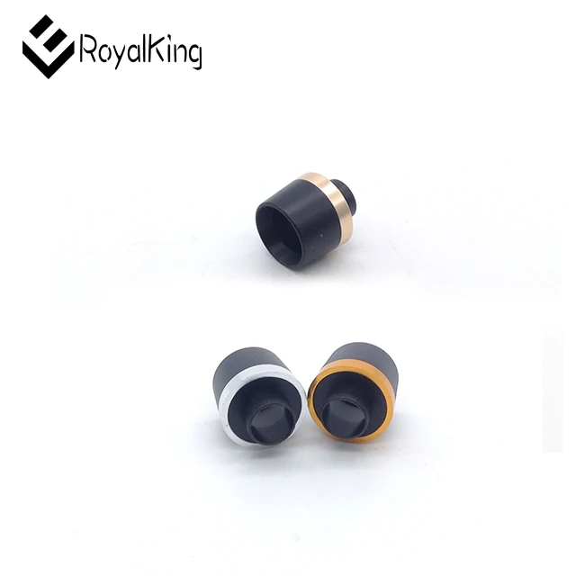 
510 resin DripTips Vape Mouthpiece with colored mental rings for E Cigarette RDA Atomizer tank 