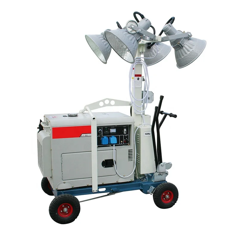 Easy to adjust site lighting angle 400W metal halide flood light with complete unit of handles