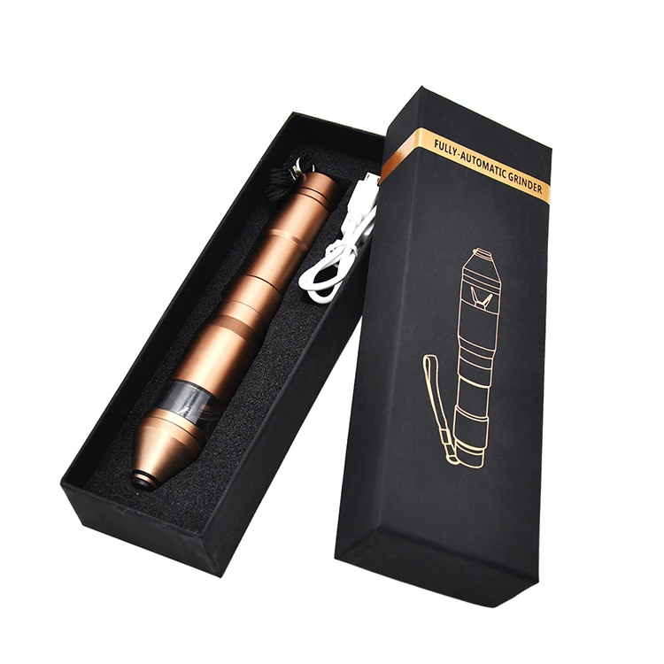 High quality grinder Customizable Aluminum 30mm  Tobacco USB Electric Herb Grinder