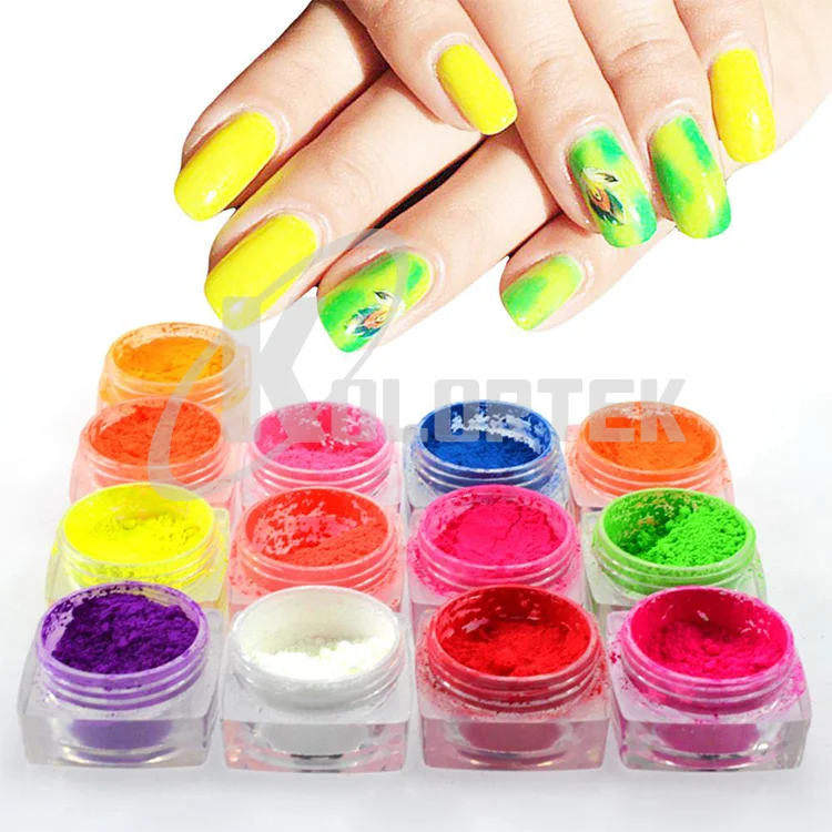 
Non-toxic neon color powder pigments for nail polish, wholesale neon color powder pigments, sale price neon color powder pigment 