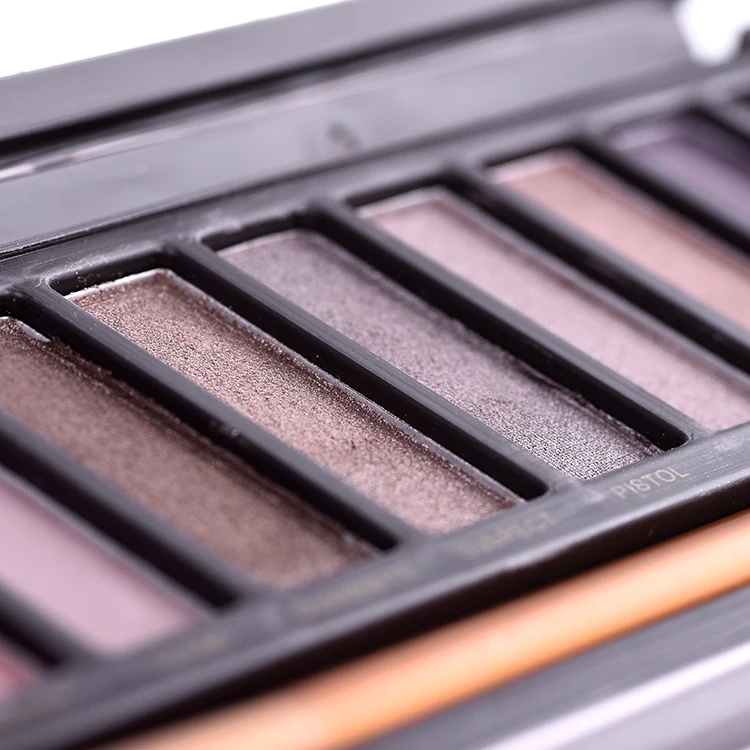  2018 новые продукты 12 видов цветов make up блестящие голый палитра теней для век