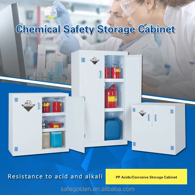 
Laboratory Corrosive Substances Storage, fireproof chemical cabinet for strong acid 