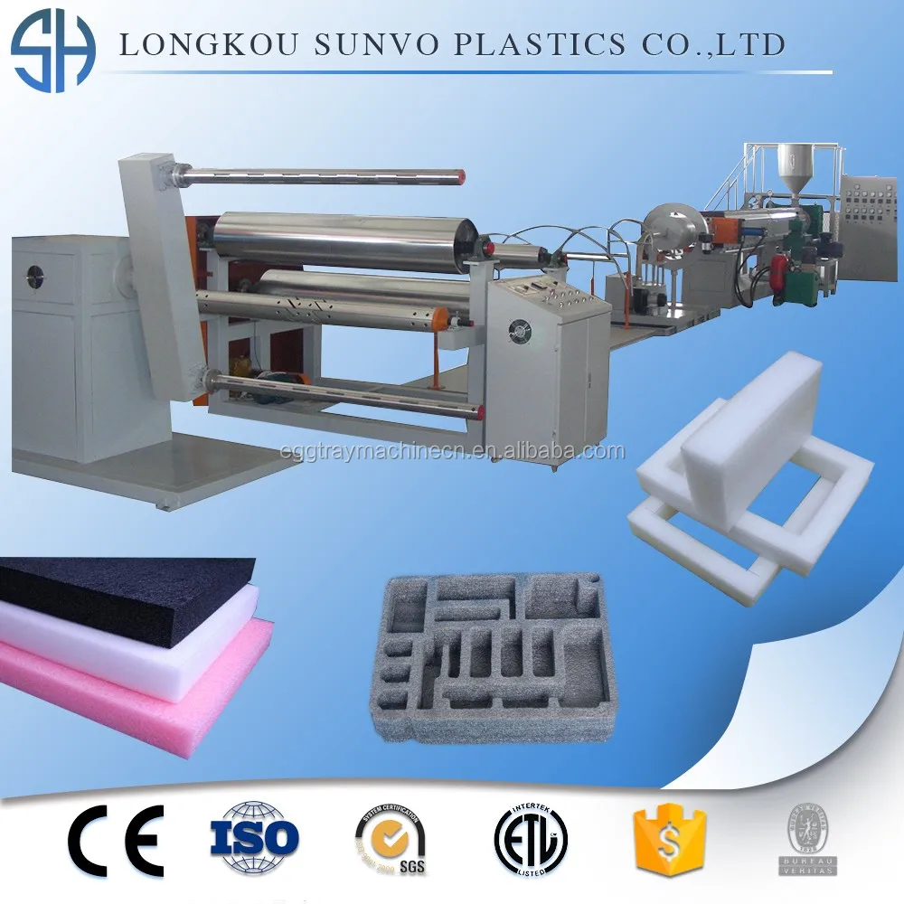 SH90 PE foaming machine