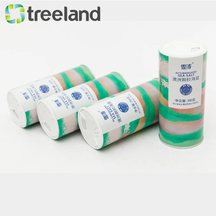 Salt Cans Spice Packaging Paper Tube Condiment Canister
