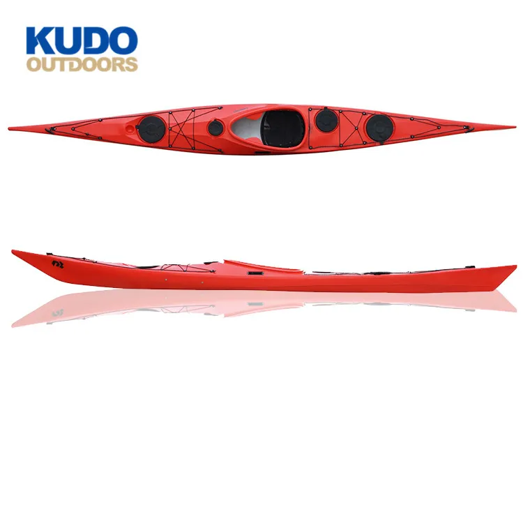 KUDO OUTDOORS 5.08M OEM Wholesale Professional Lofoten Sea Kayak For Water Sports Made In China