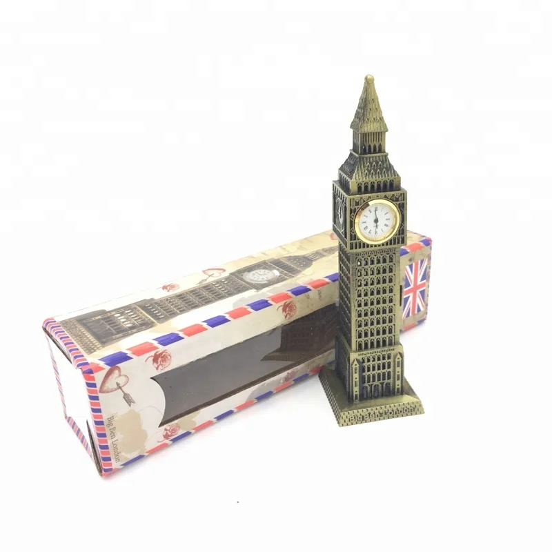 Handmade Metal Models London Big Ben Clock Souvenirs