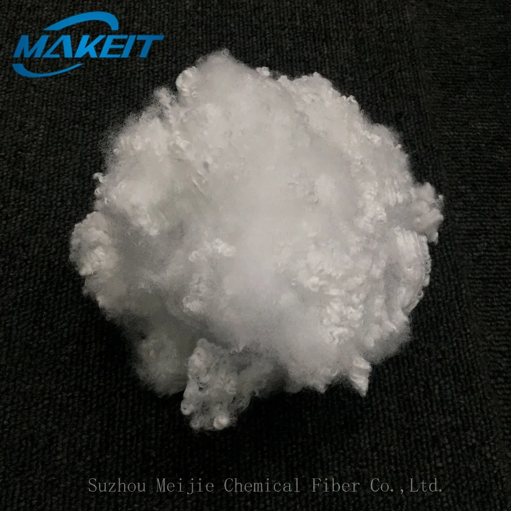 
 Полиэфирное сырье для одеял, китайский производитель химического волокна, Полиэфирное штапельное волокно  